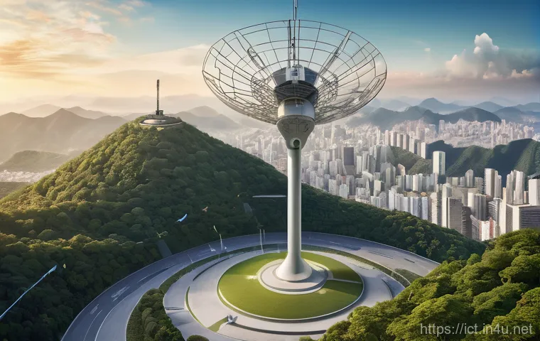 차세대 방송 기술 - A diverse family (a couple with two children, all fully clothed) is seated comfortably on a plush so...